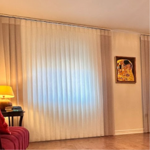 Vertical Blinds in living room