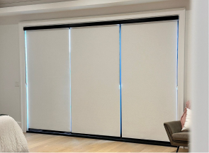 Roller Shades Blinds in bedroom